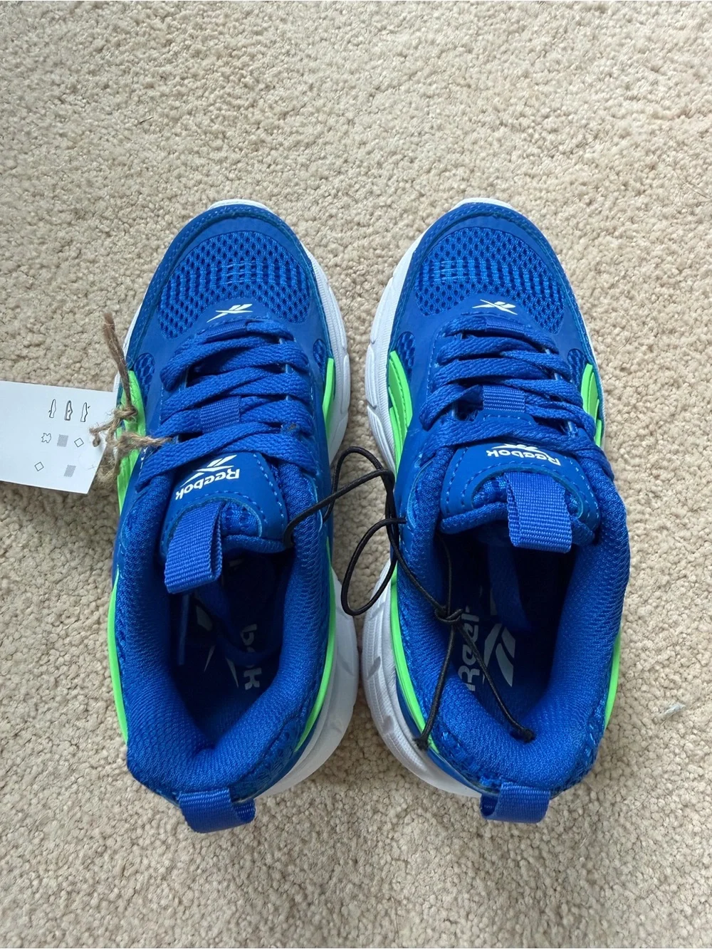 Reebok vibrant green